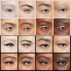 Kaely 2Pcs Black Silver Gel Eyeliner Pencil,Natural Cream Eye Liner Waterproof Smudge Proof,Cat Eye Black Smokey Eyeshadow Palette Stick Crayon,Goth Halloween Makeup,delineador de ojos contra el agua