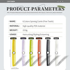 Professional Hair Cutting Comb - Rotatable Design Fine Tooth Barber Combs Anti-Static Styling Comb for Women and Men All Hair Types (Yellow)