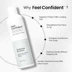 Haircare Thickening Shampoo - Gender-Neutral, Hair Surgeon Formulated. Pumpkin seed oil, Turmeric root extract, Saw palmetto, and Caffeine to Density and Growth. 9oz / 266 mL Bottle.