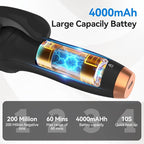 Cordless Curling Iron Hair Straightener: Travel Mini Flat Iron USB Rechargeable 4000 mAh 2 in 1 Small Cordless Portable Hair Curler