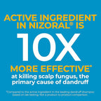 Nizoral Anti-Dandruff Shampoo with 1% Ketoconazole, 14 Fl Oz, Fresh Scent, Anti Fungal Shampoo