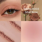 KYDA Single Matte Eyeshadow, Dusty Rose Pink Eyeshadow, Ultra-fine Smooth Powder, Lightweight Blendable Formula, Warm Tone Eyes Makeup, Mist Rose