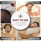 Hair Growth Oil with Rosemary & Cinnamon – Thicker Hair, Scalp Nourishment & Strength – Lightweight, Non-Greasy, Fast Absorbing Formula – 60 ml (2 fl oz) Bottle with Pump Dispenser