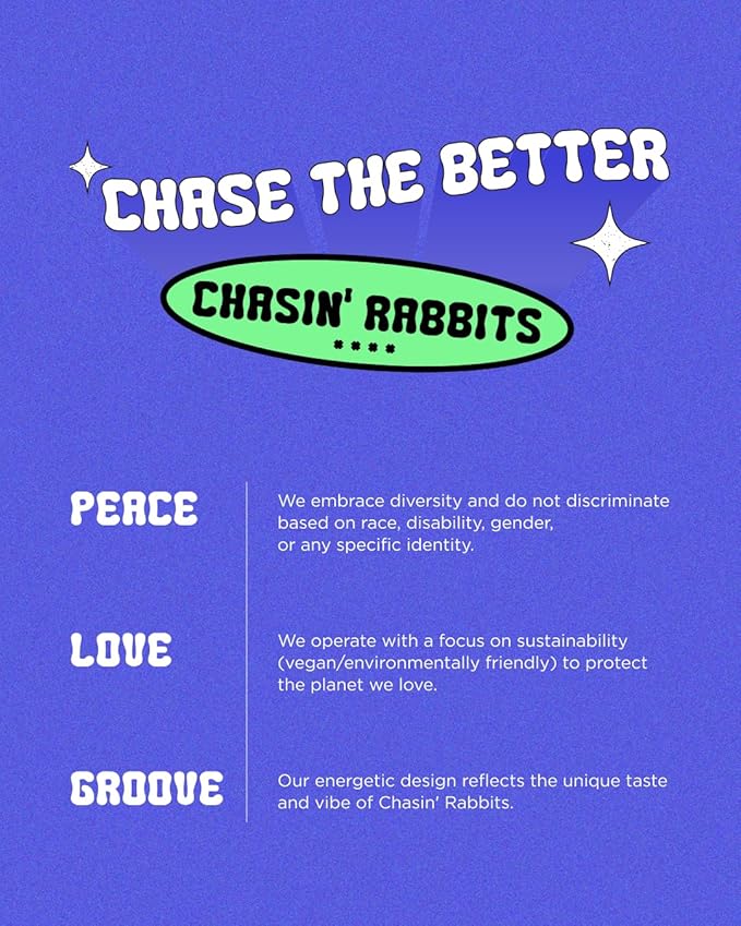 CHASIN' RABBITS Bunny Line Smoother Eye Cream Roller, 0.5 Fl Oz, Eye Serum with Surgical Steel Cooling Stick, Under Eye, Vegan, Korean Skincare