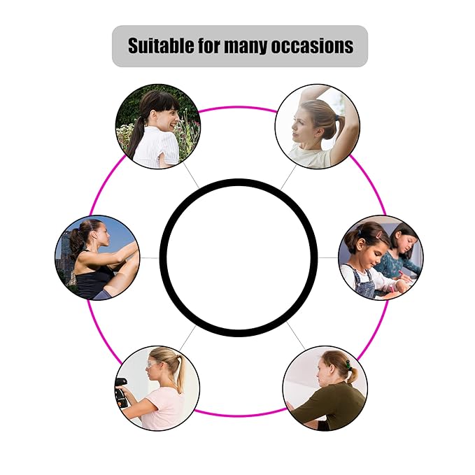 120 Pcs Neutral Colors Elastic Hair Tie, 4MM Ponytail Holders for Medium to Thick Hair No Damage Hair Accessories for Men, Women, Boys, and Girls for Long Braids