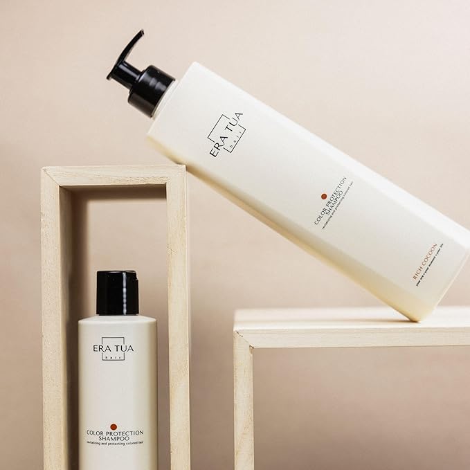 Rich Cocoon Color Protection Shampoo | Dutch Made & Formulated | Color Safe for Color Treated Hair | Premium Cozy Scent of Warm Wood, White Amber & Jasmine sulfate free shampoo | 750 ml