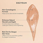 BARE Tinted Sunscreen SPF 50 – Non-Greasy, Water-Resistant, Vegan & Reef-Safe with Hyaluronic Acid & Jojoba Oil – 1.69 fl oz – Deep