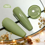 18ml Sage Green Nail Polish Large Volume Quick Drying Nail Polish, Fast Drying and Long Lasting Color Nail Art DIY Home Manicure Gift for Women