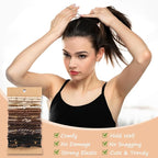 20 PCS Hair Tie Bracelets, 4 Styles Cute Elastic Bands for Thick or Thin Hair, Updated No Damage Beaded Boho Accessories for Girls and Women
