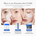 medicube Zero Exosome Shot 25,000 PPM Spicule Facial Serum | Liquid Skin Booster Serum | Exosome, AHA+BHA+PHA | Pore Care, Dead Skin Cells, Skin Texture | Korean Skin Care 0.43 fl.oz