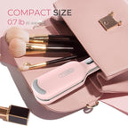 Curling Iron Hair Crimper Waver - TYMO ROVY Beach Waves Curling Wand, Ionic Deep Waver Hair Curler Tool with Ceramic 3 Barrel for Women, Dual Voltage, Anti-Scald, Easy to Use, Pink, 1 Inch