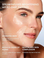 depology Deepcare+ Serum-Infused Micro Dart Patche | 4 Pairs Eye Mask | Under Eye Patches for Wrinkles | Fine Lines | Hydrating Eye Mask with Peptides | Amino Acids | and Synthesized Molecules