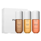 PHLUR Vanilla Peach Trio ($75 Value) - Exclusive 3pc Travel Size Body Mist Set ft. Vanilla Skin, Vanilla Nectar, Peach Skin (3 x 3 fl oz)