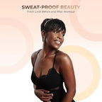 (12 Gram Bag) (EBONY) Foundation Powder Refill By Sweet Face Minerals, Lightweight Mineral Loose Makeup Powder with SPF 20, Full Coverage Flawless Finish, Talc-free, Cruelty-Free, Refillable Pouch