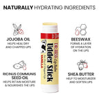 Dr. Hess Original Udder Stick SPF Lip Balm, Soothing Moisturizer Sun Screen Balm for Dry Lips with Jojoba, Beeswax & Shea Butter, Total Lip Care, Hydration & Repair, Vanilla Flavor, 4 Pack