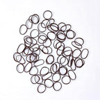 3200 Pcs Elastic Rubber Bands Small Hair Ties Hair Rubber Mini Hair Bands Hair Elastics Tiny Soft Holder Ponytails for Girls (Dark Brown)