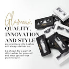 Lilly Lashes 2-in-1 Eyeliner and Lash Adhesive, Black, Waterproof, Long-lasting