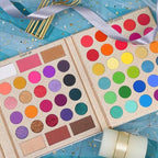 UCANBE Pretty All Set Eyeshadow Palette Holiday Gift Set Pro 86 Colors Makeup Kit Matte Shimmer Eye Shadow Highlighters Contour Blush Powder All In One Valentine's Day Makeup Pallet