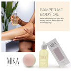 Age Playfully Bundle 3-Piece Luxury Gift Bundle for Women | Organic Body Oil+Foot Lotion for Dry Cracked Feet+Massage Ball for Feet and Muscle | Gift Idea for Women Over 40, Girlfriends | Clean Beauty