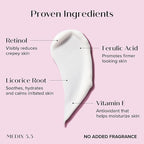 MEDIX Fragrance Free Firming Retinol Body Lotion + 3% Hyaluronic Acid Serum Booster 2pc Skin Care Set | Crepey Skin Care Treatment | Anti Aging Body Cream & Face Moisturizer For Crepe Skin & Dry Skin