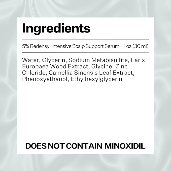 5% Redensyl Hair Growth Serum - Vegan Follicle Activator & Hair Thickening Serum for Men & Women's Hair Growth. Scalp & Hair Density Serum for Thicker, Fuller Hair Care