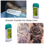 2PCS Tattoo Transfer Cream Stencil Gel,Safe Tattoo Transfer Gel Clear & Long-Lasting Tattoo Stencil Gel for Tattooing Artists and Beginner