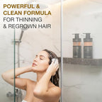 Dr.Healdy Anti-Thinning Batana Oil Shampoo & Deep Moisturizing Conditioner Set (6.8oz x2) Natural herbal Scent,Clarifying Hair Care,Hair Thickening Product, Women & Men