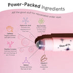 grace & stella Under Eye Brightener Roller - Airplane Travel Essentials - Travel Size Toiletries - Retinol & Caffeine Eye Serum for Puffiness, Dark Circles, Wrinkles - Vegan Skincare (15ml / 0.51floz)