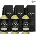 (3 Pack) LAVA Premium Spicy Jalapeño Margarita Mix by LAVA Craft Cocktail Co., Made with Real Jalapeños, Agave Nectar, Key Limes, Lots of Flavor and Ready to Use