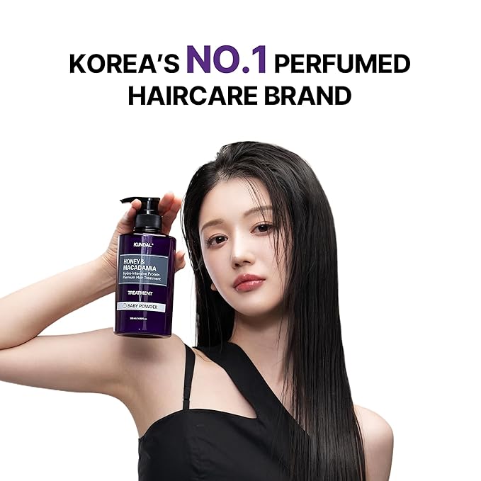 KUNDAL Korean Shampoo and Conditioner Set [Cherry Blossom] Salon-quality, Long Lasting Scent, Moisturizing, Sulfate-Free, Argan & Macadamia Oil, Korean Hair care,16.9 fl oz each, Stocking Stuffers