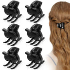 6 Pieces Morhom Jaw Clips, 1.3 Inch Hair Claw Clips for Thick or Medium Hair