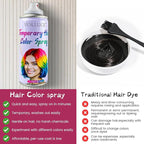 Pink Hair Spray, Hair Color Spray 1-Day Hair Dye Colored for Kids Women Men, Hair Wax Color Washable, Hair Paint Halloween Fast-Drying 4.06 Fl Oz