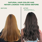 Naturigin Permanent Hair Color, 3.0 Dark Brown, Ammonia Free, 100% Gray Coverage, Nourishing Natural Formula, For All Hair Types, Long-Lasting, Vegan & Cruelty-Free, 1 Pack