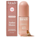 Kitsch Hair Perfume for Women - Amber Shores | Clean, Deodorizing & Patented Odor-Eliminating Technology Hair Spray & Body Mist - Freshen Hair, Body & Pillows - Woody Aquatic Scent - 50mL