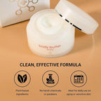 LifeCell Firming Body Butter – Anti-Cellulite Cream with Caffeine, Ginseng & Argan Oil – Ultra-Hydrating Anti-Aging Moisturizer for Legs, Thighs, Hips & Arms – Skin Tightening Lotion for Women