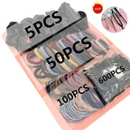 YANRONG 755PCS Hair Accessories for Woman Set Seamless Ponytail Holders Variety Hair Scrunchies Hair Bands Scrunchy Hair Ties For Thick and Curly (Mix)