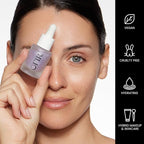 OFIR Bloom Serum Illuminating Gel | Under Eye Brightener Dark Circles Treatment | Lifting Formula With Hyaluronic Acid | Vegan Cruelty Paraben Free Skincare | Hydrating Moisturizer | Lilac 1 Fl Oz