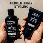 RUGGED & DAPPER Daily Duo Skincare Set for Men | Includes Age + Damage Defense Moisturizer & Daily Power Scrub Face Wash