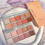 Erinde 10 Color Eyeshadow Palette Makeup - Matte Shimmer Glitter Eye Shadow, Ultra-Blendable, High Pigmented, Naturing-Looking, Neutral Nude Eyeshadow Palette with Professional Brush, Summer Dreamland