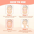 2 Pairs Silicone Reusable Eye Patches, Under Eye Mask Patches for Reduce Eye Wrinkle and Fine Lines Skin Care