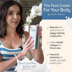 Crepe Firming Advanced Cream - European Hi-tech Skin care - Hyaluronic Acid in the 50-3000 kDa Molecular Spectrum - Tightening & Lifting Collagen Repair Treatment - Best for Body, Face and Neck 7.5 oz