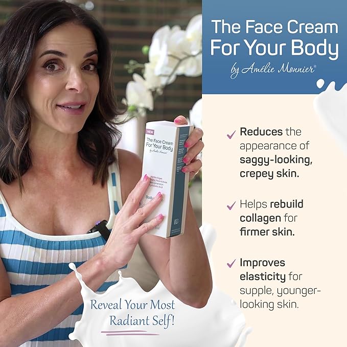 Crepe Firming Advanced Cream - European Hi-tech Skin care - Hyaluronic Acid in the 50-3000 kDa Molecular Spectrum - Tightening & Lifting Collagen Repair Treatment - Best for Body, Face and Neck 7.5 oz