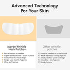 MAREE Neck Wrinkle Patches – Collagen Anti-Wrinkle Patches with Retinol & Hyaluronic Acid for Face Lift – Neck Mask for Tightening and Firming – Neck Lifting Mask & Face Tape for Neck Wrinkles – 5 Pcs