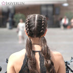 Thin Hair Ties Small Elastics Rubber Bands for Fine Thinner Medium Texture, Ponytail Holders Long Lasting Non Slip Braided Hairtie for Women Girl Curly 2mm 80 Pieces (Ginger)