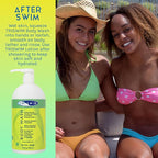 TRISWIM Chlorine Removal Body Wash 32 Fl Oz | Removes Chlorine, Bromine, Hard Water Minerals & Saltwater | Hydrates & Restores Skin | Zen Lime + Mango Scent