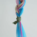 MEEDEE 100 Pack Moss Green Color Hair Ties For Women No Crease Soft Elastic Ribbon No Damage Moss Green Hair Ties Knotted Ouchless Hair Ribbon Yoga Hair Ribbons Elastic Bracelets