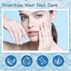 2PCS Nail Care Serum - Hyaluronic Nail Hardener for Cracked Cuticles & Dry Nails,Nail Care - Repairs Crackedcuticles,Nail Repair Serumhardened Nails,Suitable Formanicures And Home Care