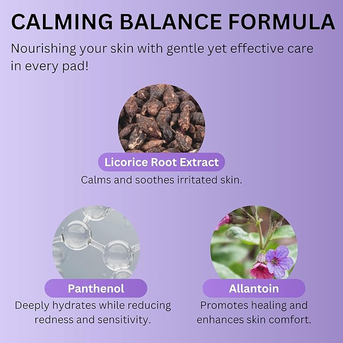 Metabiome Korean Toner Pads for Clear face Skin Care Soothing exfoliating Cotton Tea Tree Toning pad Sheet mask Blemish brightening Dry Facial Vitamin c Collagen