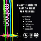 Mehron Paradise FX UV Neon Glow – Neon UV Nebula 1.4 oz | Water Activated Black Light UV Paint for Raves, Costumes, SFX, Halloween, Stage, Theater & Cosplay
