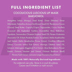 100% Natural Vegan Lip Butter Sleeping Lip Mask, Overnight Lip Moisturizer and Conditioner for Dry Lips. Intensive Lip Balm and Lip Therapy Skin Care with Mango butter (Bakuchiol - Collagen Boosting)